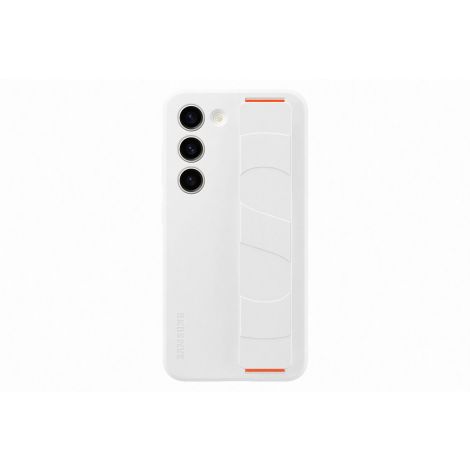 Samsung Silikónový zadný kryt s pútkom pre Samsung Galaxy S23 White EF-GS911TWEGWW