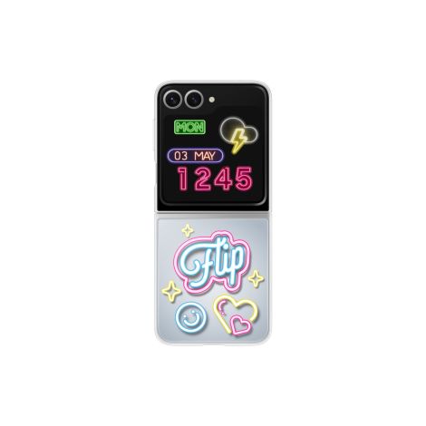 Samsung Dizajnový kryt Flipsuit pre Flip 6 Transparent EF-ZF741CTEGWW