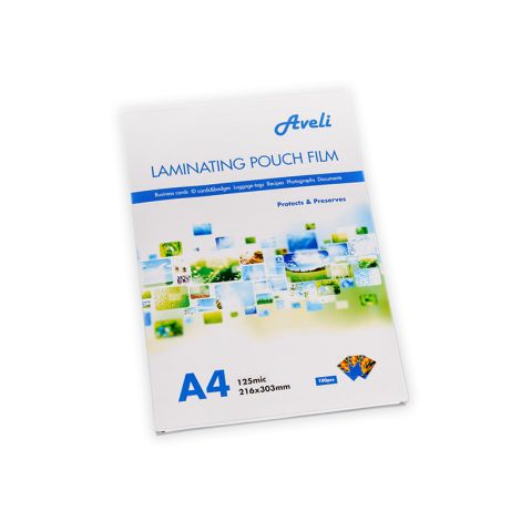 Laminovacie fólie AVELI A4/250mic (2x125), lesklé XRT-00031