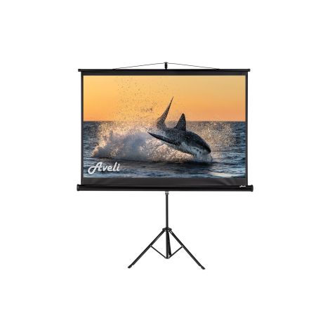 Projekčné plátno AVELI statív, 150x94cm (16:10) 70", čierny tubus XRT-00110B