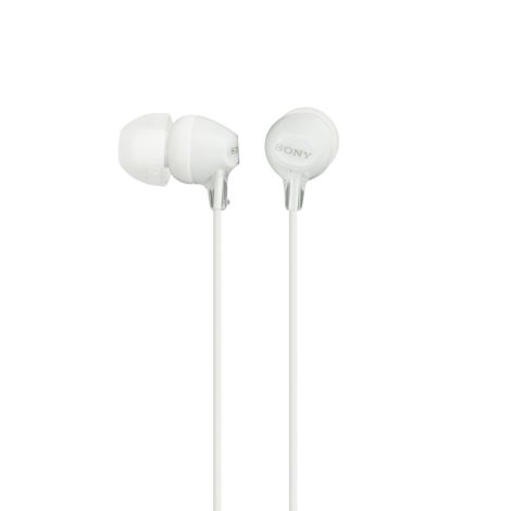 SONY slúchadlá MDR-EX15LP, biele MDREX15LPW.AE