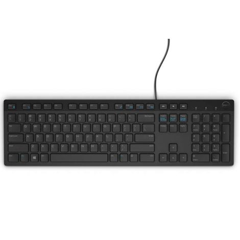 Dell KB216/Drôtová USB/ CZ- SK layout/Čierna 580-BBJK