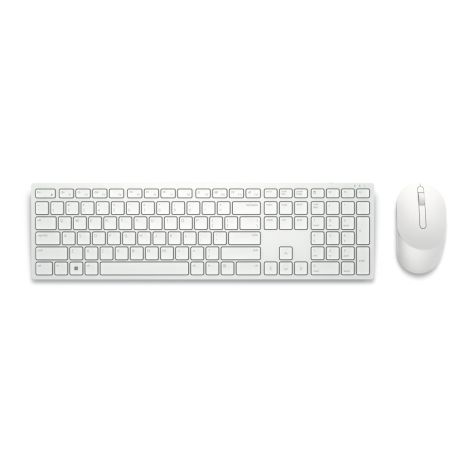 Dell klávesnica + myš, KM5221W, bezdrôt. CZ/ SK biela 580-BBJP