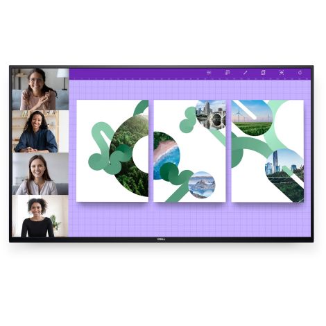 Dell/P5524Q/55"/VA/4K UHD/60Hz/8ms/Black/3R 210-BJKC