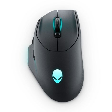 Dell Alienware 620M/Herná/Optická/Pre pravákov/26 000 DPI/Drôtová+bezdrôtová/Čierna 545-BBFB