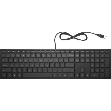 HP Pavilion Keyboard 300/Drôtová USB/UK-Layout/Čierna 4CE96AA#ABB