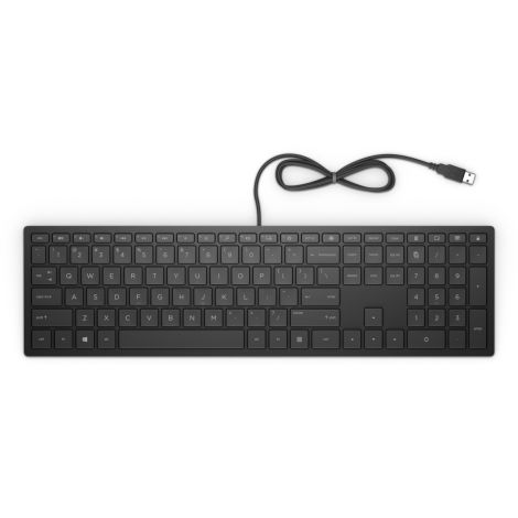 HP Pavilion Keyboard 300/Drôtová USB/ SK layout/Čierna 4CE96AA#AKR