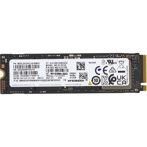 HP 512GB PCIe-4x4 NVMe M.2 Solid State Drive 5R8X9AA#ABB