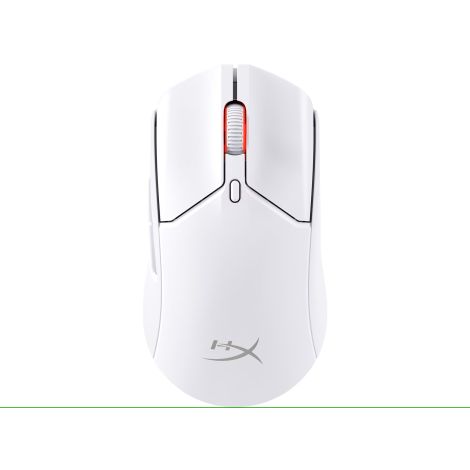 HP HyperX Pulsefire Haste 2/Herná/Optická/Pre pravákov/26 000 DPI/USB+BT/Biela 6N0A9AA