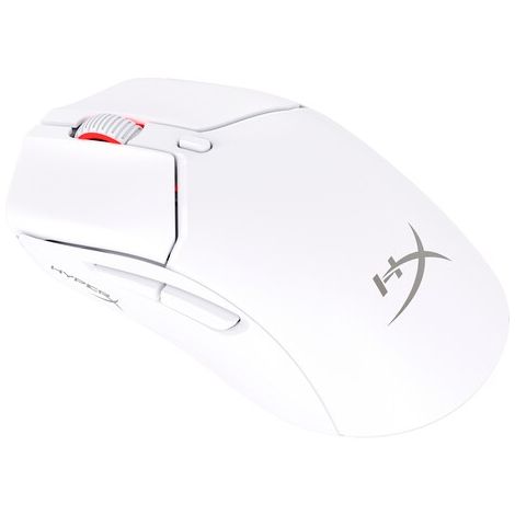 HP HyperX Pulsefire Haste 2 Mini/Herná/Optická/Pre pravákov/26 000 DPI/Drôtová+bezdrôtová/Biela 7D389AA
