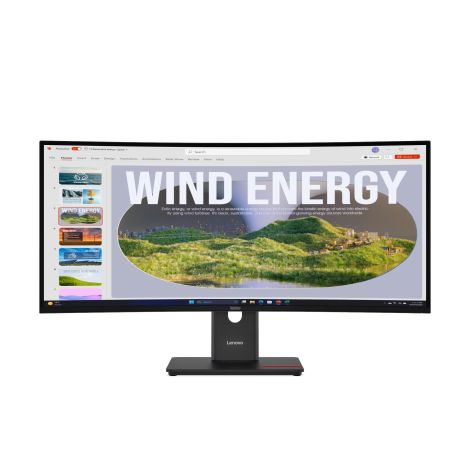 Lenovo ThinkVision/T34WD-40/34"/VA/wQHD/120Hz/4ms/Black/Čierna/3R 64AEGAT1EU