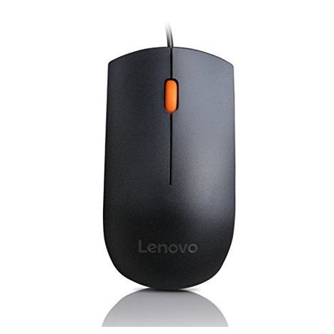 Lenovo 300/Kancelárska/Optická/1 600 DPI/Drôtová USB/Čierna GX30M39704