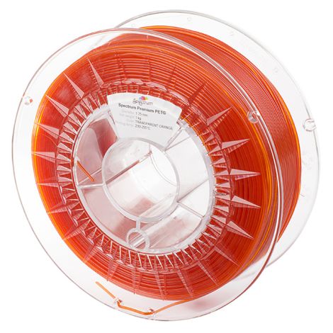 Spectrum 3D filament, Premium PET-G, 1,75mm, 1000g, 80051, transparent oranžová