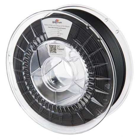 Spectrum 3D filament, PA6 Low Warp GF30, 1,75mm, 1000g, 80741, černá