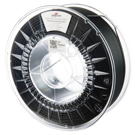 Spectrum 3D filament, PA6 Low Warp CF15S, 1,75mm, 500g, 80719, černá