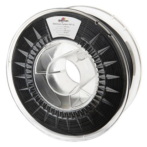 Spectrum 3D filament, PET-G Carbon, 1,75mm, 1000g, 80468, černá