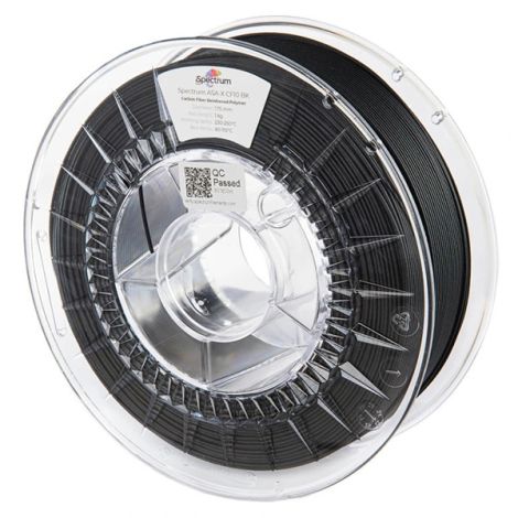 Spectrum 3D filament, ASA-X CF10, 1,75mm, 1000g, 80716, černá