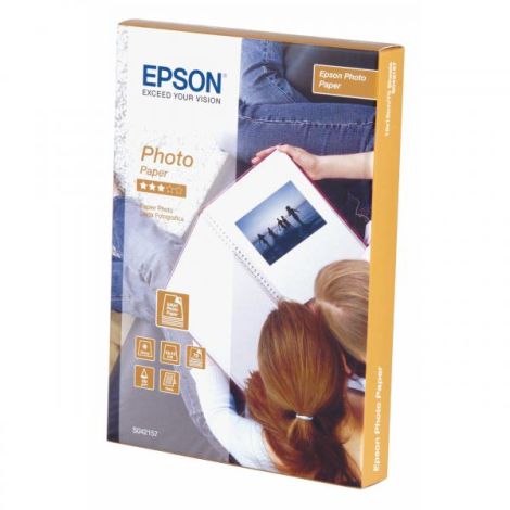 Epson Photo Paper, C13S042157, fotopapír, lesklý, bílý, Stylus Color, Photo, Pro, 10x15cm, 4x6", 194 g/m2, 70 ks, inkoustový