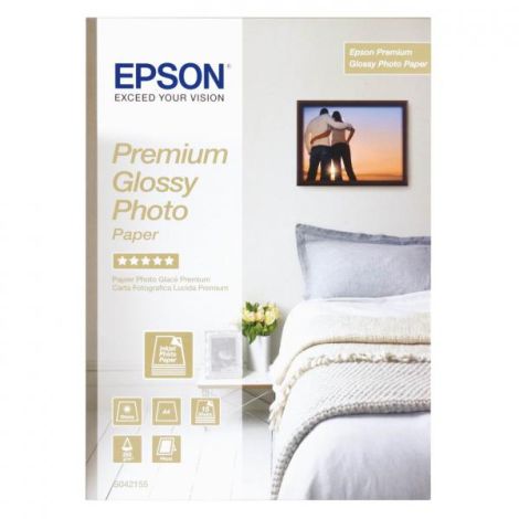 Epson Glossy Photo Paper, C13S042155, fotopapír, lesklý, bílý, Stylus Color, Photo, Pro, A4, 255 g/m2, 15 ks, inkoustový