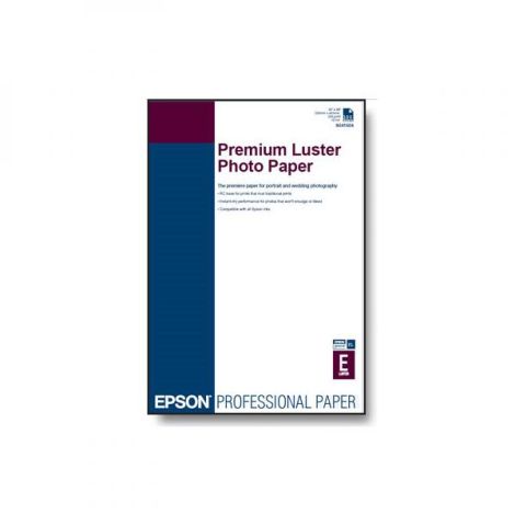 Epson Premium Lustr Photo Paper, C13S042123, fotopapír, lesklý, bílý, A2, 250 g/m2, 25 ks, inkoustový