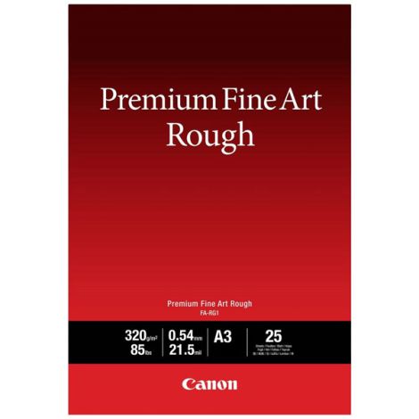 Canon Fine Art Rough, FA-RG1, foto papír, matný, 4562C003, bílý, A3, 320 g/m2, 25 ks, inkoustový