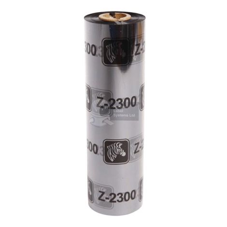 Zebra originál termotransferová páska, 02300GS11007, černá, 110mm*74m, cena za 1 ks baleno po 12 ks