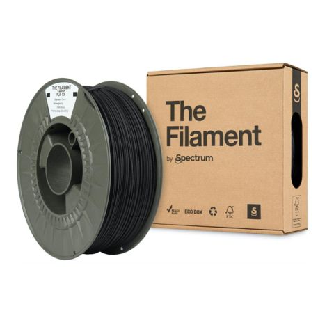 Filament 3D filament, PLA CF, 1,75mm, 1000g, TF-24094, černá