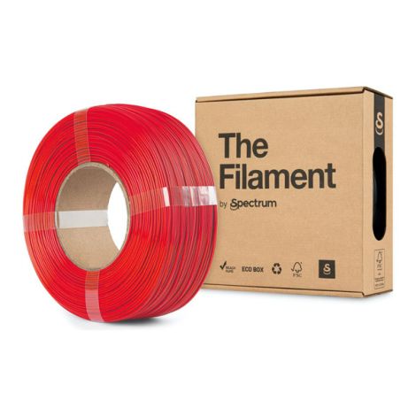 The Filament 3D filament Refill, PLA, 1,75mm, 1000g, TF-24046, technical red