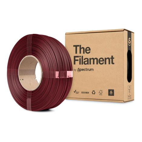 The Filament 3D filament Refill, PLA CF, 1,75mm, 1000g, TF-24103, červená