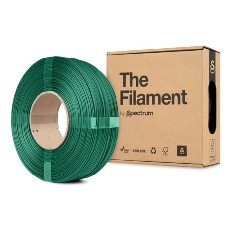 The Filament 3D filament Refill, PLA CF, 1,75mm, 1000g, TF-24107, zelený