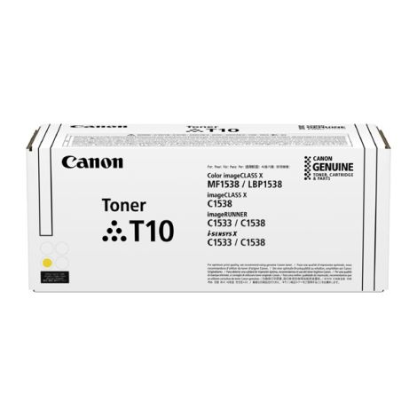 Toner Canon T10, 4563C001, žlutá (yellow), originál