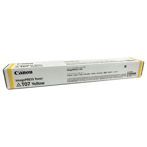 Toner Canon T07, CRG-T07, 3644C001, žlutá (yellow), originál