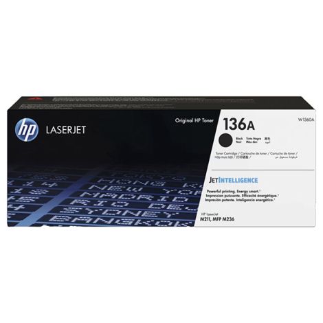 Toner HP 136A, W1360A, černá (black), originál
