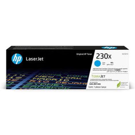 Toner HP 230X, W2301X, azurová (cyan), originál