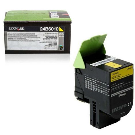 Toner Lexmark 24B6010, C2132, XC2100, XC2130, XC2132, žlutá (yellow), originál