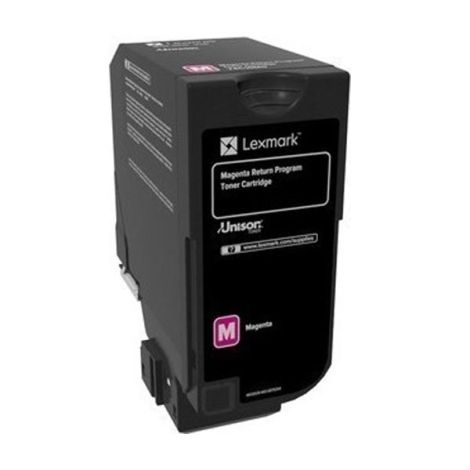 Toner Lexmark 74C2SM0, CS720, CS725, CX725, purpurová (magenta), originál