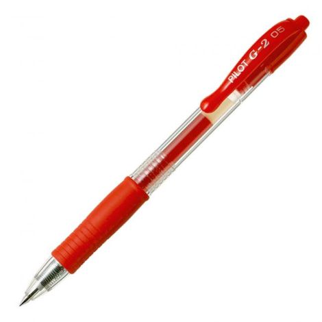 Roller gelový PILOT G-2 05 červený 