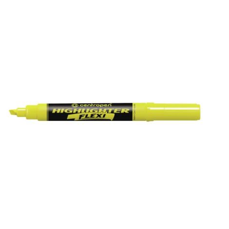 Zvýrazňovač Centropen 8542 Flexi žlutý 