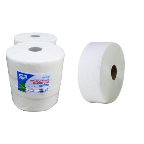 Toaletní papír 2-vrstvý Softly Jumbo 28 cm bílý, celulóza, návin 250m