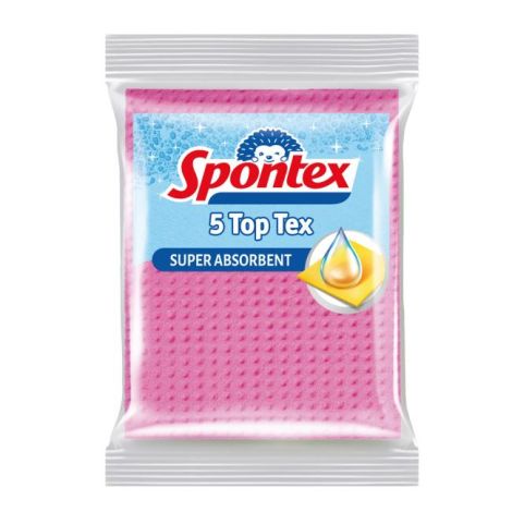Utěrka houba Spontex 5 Top Tex 5 kusů 