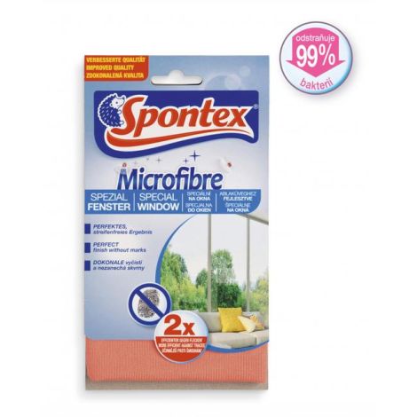 Utěrka z mikrovlákna na okna Spontex Window Microfibre 