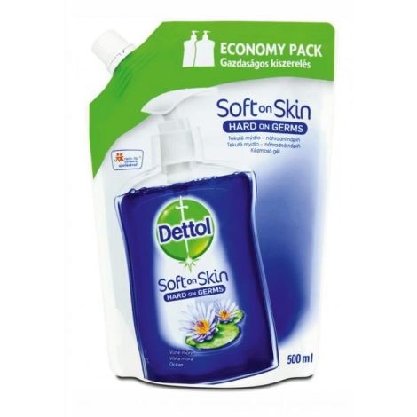 Dettol tekuté mýdlo (NÁHRADNÍ NÁPLŇ) 500 ml - Vůně moře