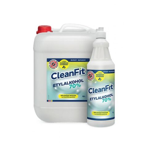 CleanFit dezinfekční roztok Ethylalkohol 70% citrus 10 l 