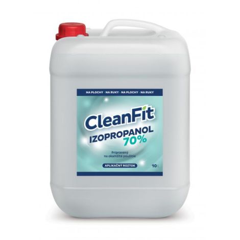 CleanFit alkoholový roztok IZOPROPYLALKOHOL 70% 10 l 