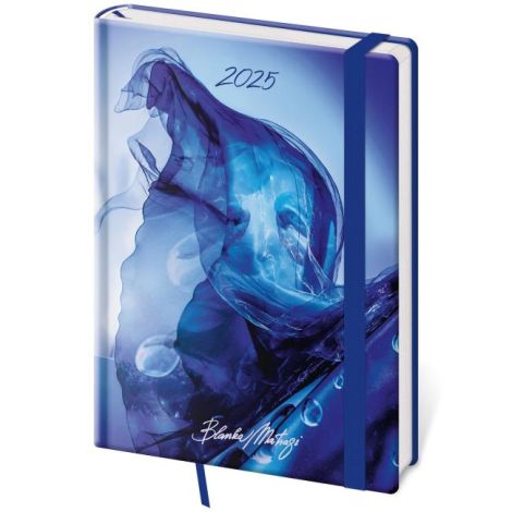 Diář Vario týdenní A5 14,3 x 20,5 cm s gumičkou Matragi Energy 2025