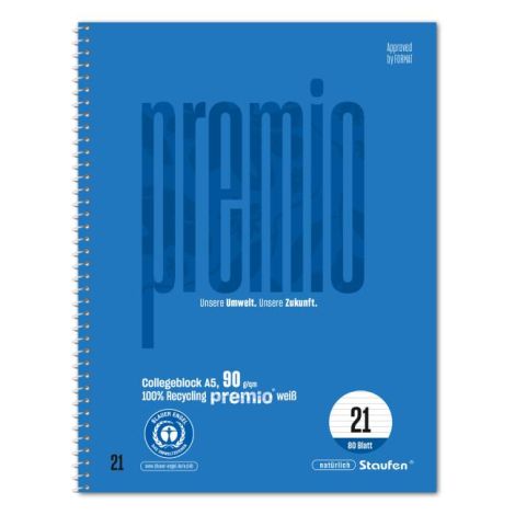 Blok College Format Werk Premio A5 80 listů linkovaný 90g 