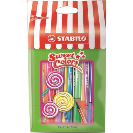 Sada popisovačů STABILO Pen 68 Mini Sweet Colors