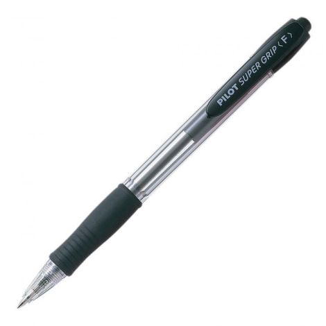 Kuličkové pero PILOT Super Grip černé