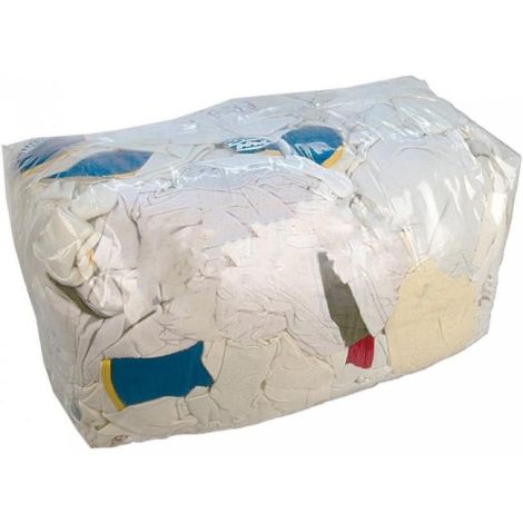 Pucwola - technický textil/čistící hadry tříděné bavlněné 10 kg 