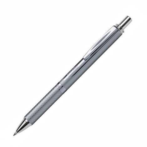 Gelový roller Pentel Energel Steel, stříbrný 